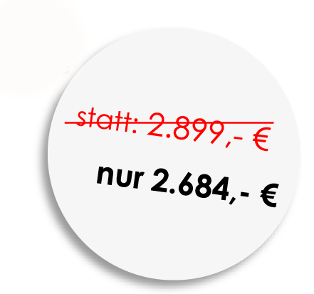 Sie sparen bis zu 250 €!